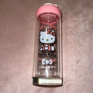 Hello Kitty Pink and White Water Bottle